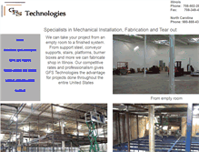 Tablet Screenshot of gfstechnologies.com